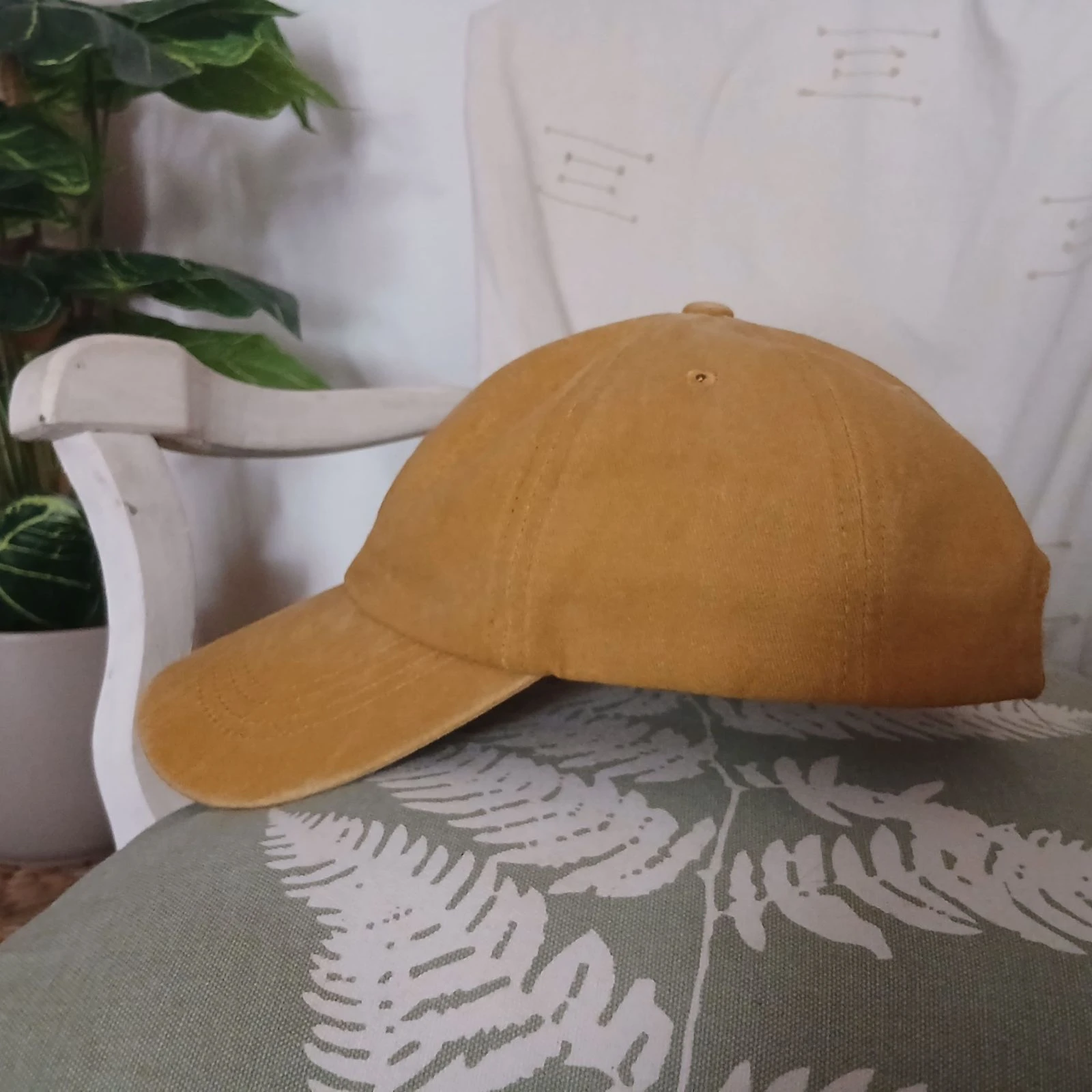 Gorra de béisbol – Estilo Vintage / Mostaza – photo 3